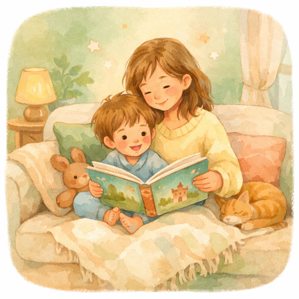 Parent reading to child